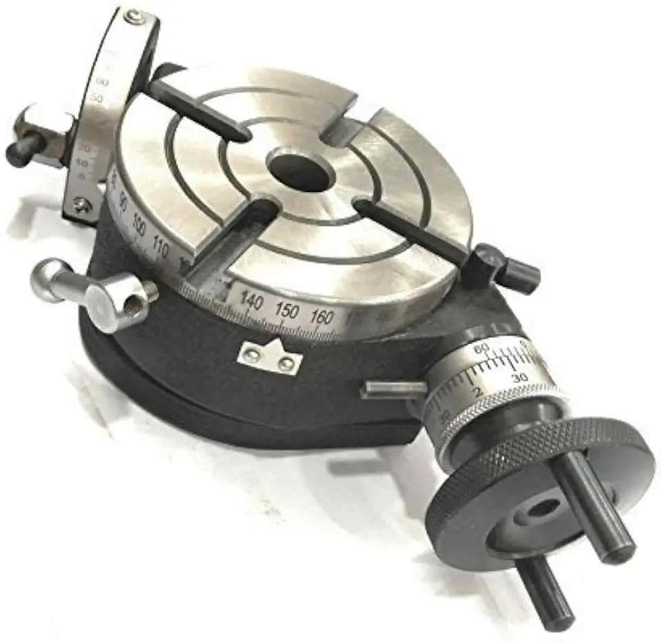 Precision 4" Inch/ 100 mm Tilting Rotary Table with MT2 Bore-Milling Indexing Machine