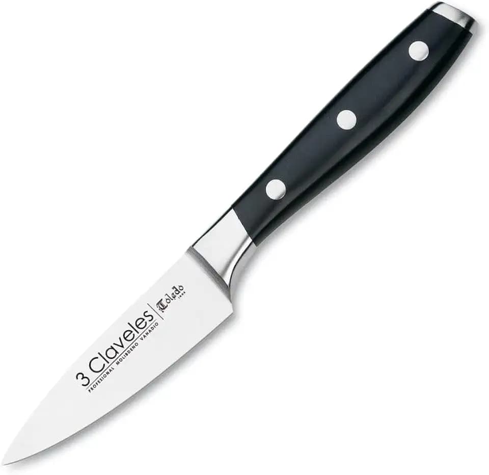 3 CLAVELES Toledo - Gemüsemesser geschmiedet, 9 cm