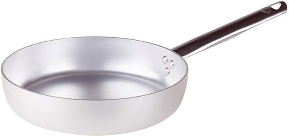 Pentole Agnelli Pfanne Aluminium 1 Griff Edelstahl 24 cm
