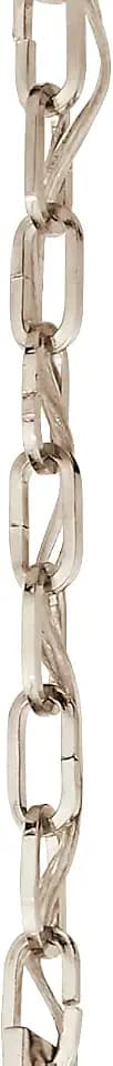Kichler 36" Heavy Duty Square Accessory Chain in Polished Nickel, On-Trend Finish, Updated Traditional Style, 4902PN