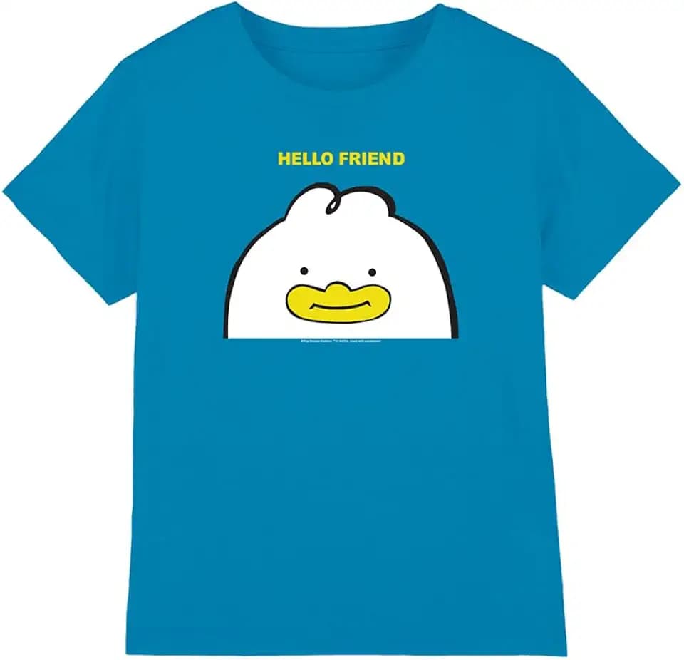 KPop Demon Hunters Unisex Kinder Kpop Demon Hunters - Hello Friend Derpy Letter Kids T Shirt T-Shirt