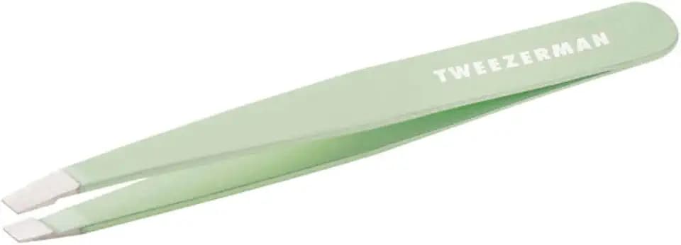 Tweezerman Slant Tweezer – Tweezerman Tweezers for Eyebrows Pistachio