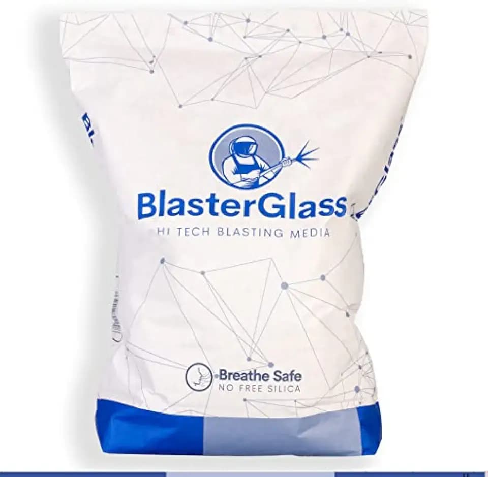 BlasterGlass Hi-Tech 40-60 Abrasive Strahlmittel für Strahlkabinen und Sandstrahlpistolen 10 kg