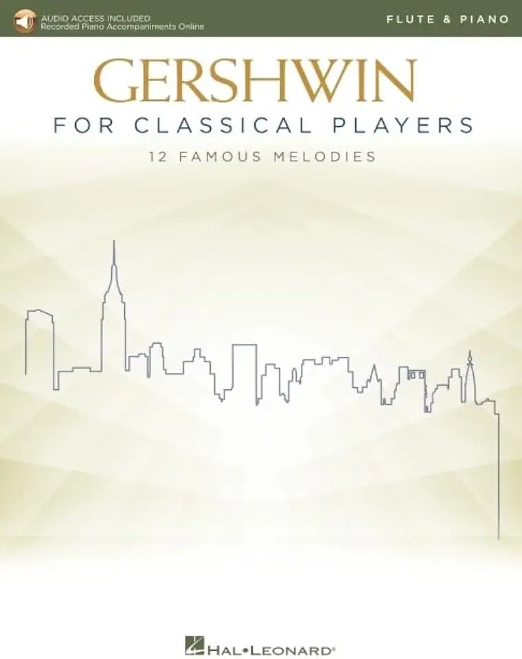 Gershwin for Classical Players: Flute and Piano Book with Recorded Piano Accompaniments Online