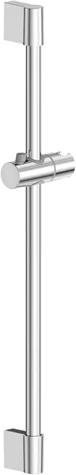 SREWOHS Duschstange Höhenverstellbar – Edelstahl Duschstange mit 360° drehbarem Duschhalter, höhenverstellbar von 60,5–67 cm, Duschkopfhalter verstellbar – für Bad & Dusche