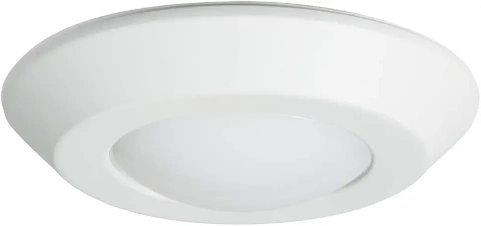 HALO BLD4089SWHR BLD 4 in. White Integrated Recessed Ceiling Light Trim at Selectable CCT (2700K-5000K), Title 20 Compliant LED Direct Mount, 4"