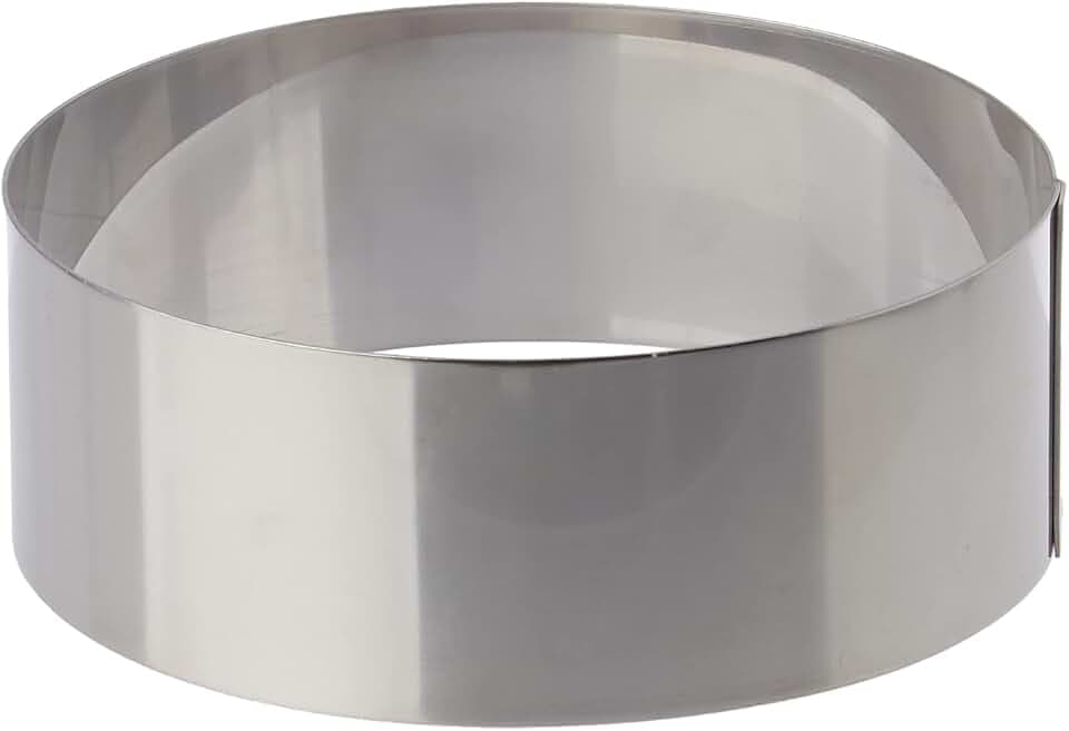 GOBEL - Edelstahl-Backring Ø 16 cm - Edelstahl-Vacherinring - Höhe 6 cm - Schnelles und perfektes Herauslösen aus der Form - Höchste Qualität - Hergestellt in Frankreich