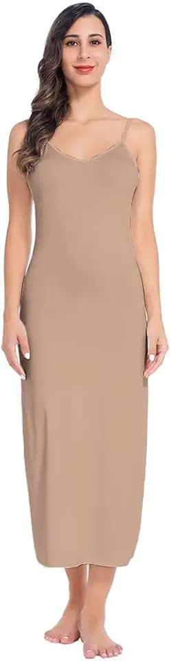 MANCYFIT Long Full Slip for Women Under Dresses