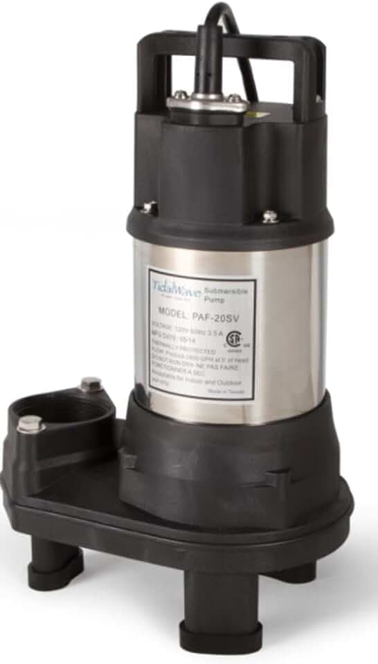 Atlantic PAF-20 Solids Handling Pond and Waterfall Pump, 2800GPH