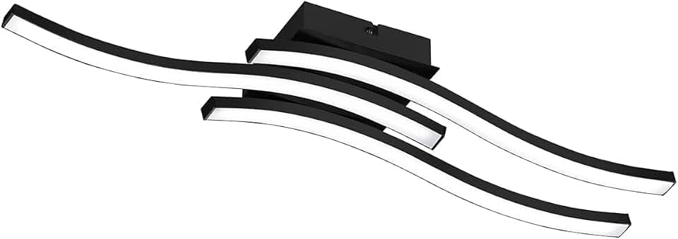 Reality Leuchten LED Deckenleuchte Route R62473132,Metall Schwarz matt, inkl. 3x 5 Watt LED