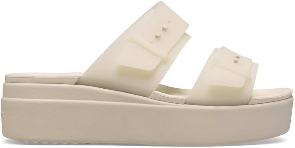Crocs Unisex Brooklyn Bucklefrostedlowwedge Sandale