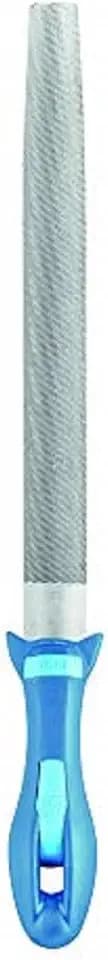 PFERD TOOLS Werkstattfeile Halbrund-spitz, 300mm, halbrund-spitze Feile, Kreuzhieb H1 auf zwei Seiten, inkl. Ergonomie-Feilenheft, 11235306 – für die grobe Zerspanung und zum Schruppen geeignet