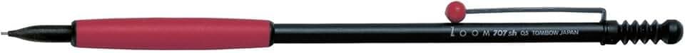 Tombow SH-1000ZS2 Druckbleistift ZOOM 707 inklusive Geschenkverpackung schwarz/rot