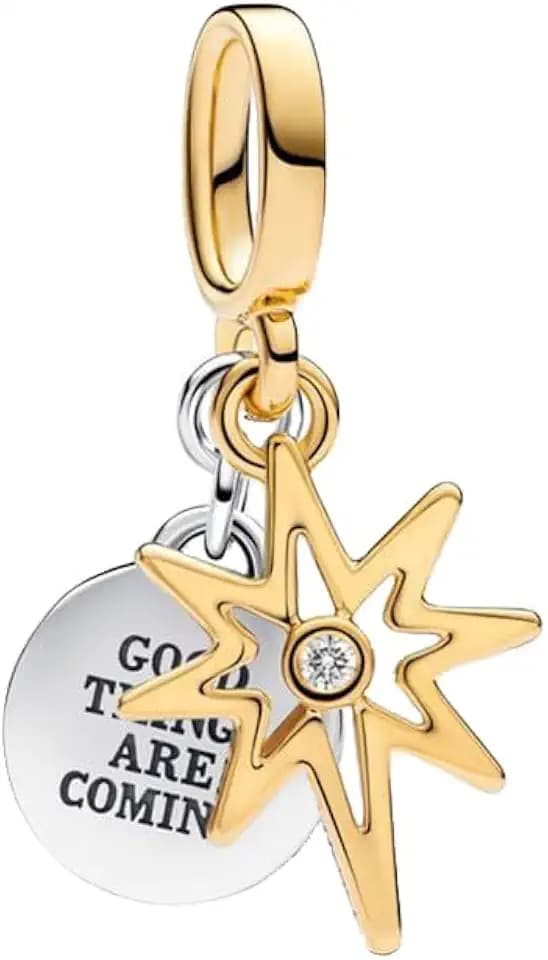Damen Charm Anhänger aus 925 Sterling-Silber, Strukturierter und Medaillon charms,passend für europäische Armbänder und Halsketten（Z4）