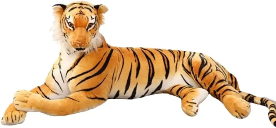 Large Stuffed Tiger Plush Toy -Giant Tiger Stuffed Animal(40 Inches,Excluding Tail)