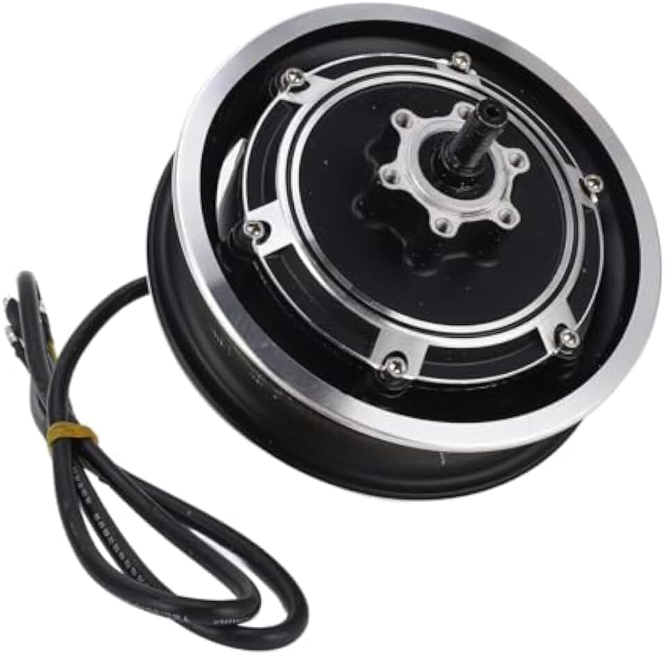 48V 1000W Wheel Hub Motor, 6.5 Inch Electric Scooter Brushless Disc Brake Hub Motor for E Bike Modification