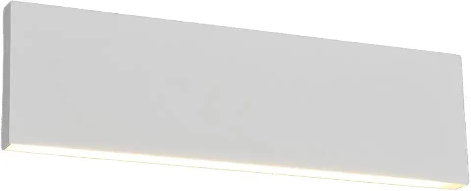 Trio Leuchten LED Wandleuchte Concha 225172931, Metall Weiß matt, inkl. 2x 6 Watt LED, Switch Dimmer, Breite 28cm