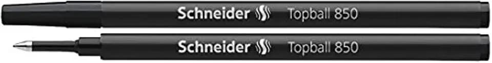 Schneider Topball 850 Black 0.5 mm Rollerball Refills - 2/pk