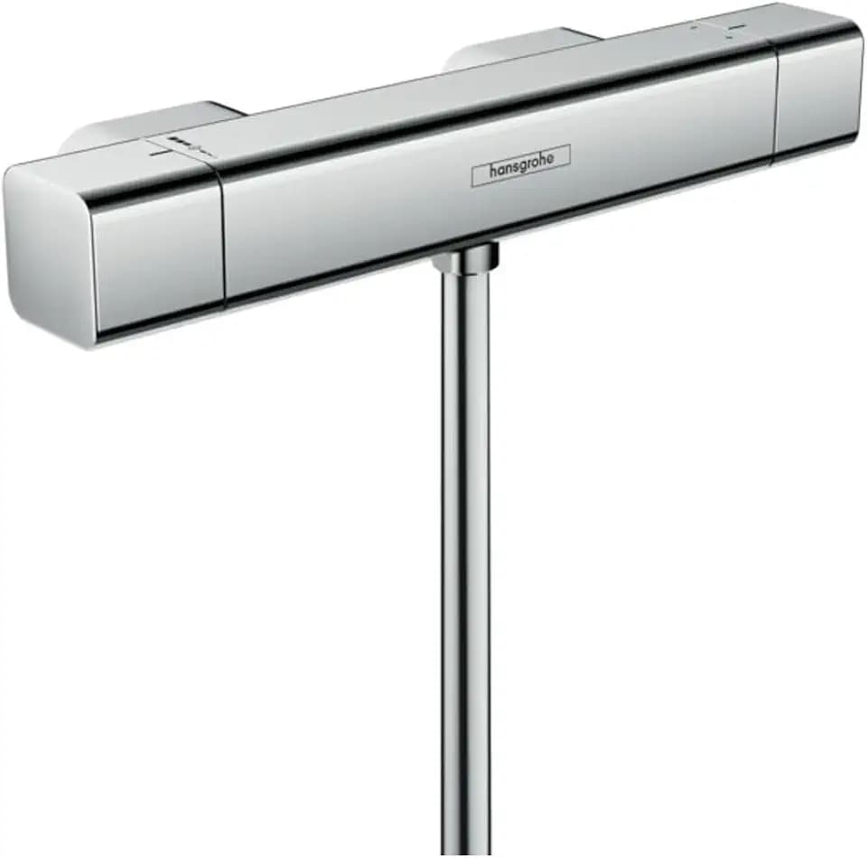 hansgrohe Ecostat E Aufputz Duschthermostat (für 1 Funktion) Chrom, Auslaufhöhe 70mm