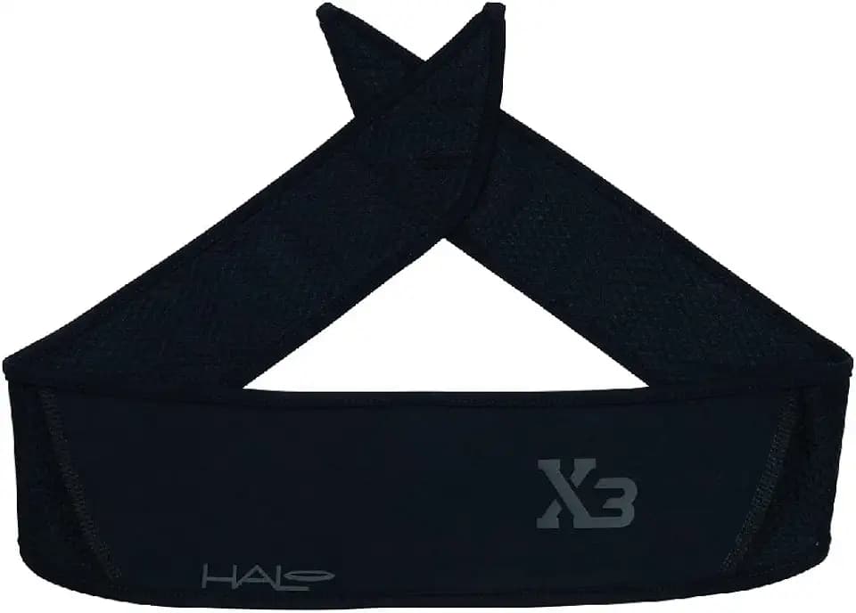 Halo Headband X Series Sweatband for Extreme Sweating-Running Headband for 3 Layers of Super Absorbing Dryline Fabric with Patented SweatSeal to Channel Sweat Away from Eyes.