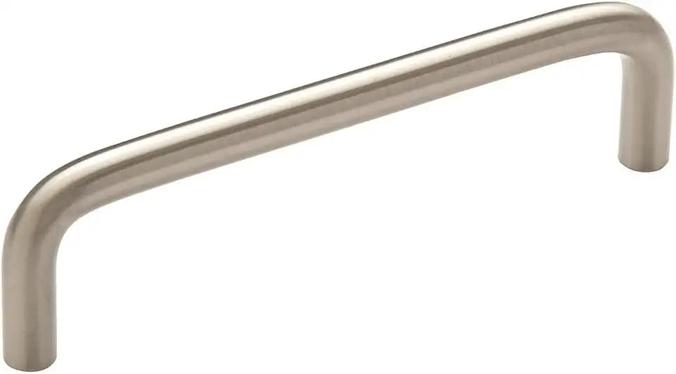 Amerock 10 Pack 4" Wire Pulls Satin Nickel Drawer Pull