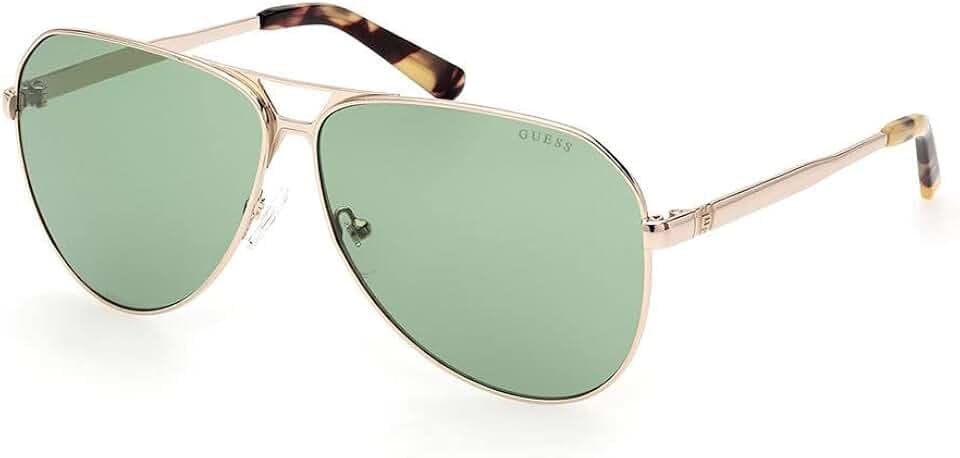 GUESS Herrenbrille, Gold, 63/11/140
