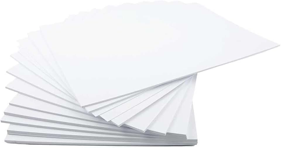 House of & Papier A4 210 gsm Karte – Weiß (Packung 50 Blatt)