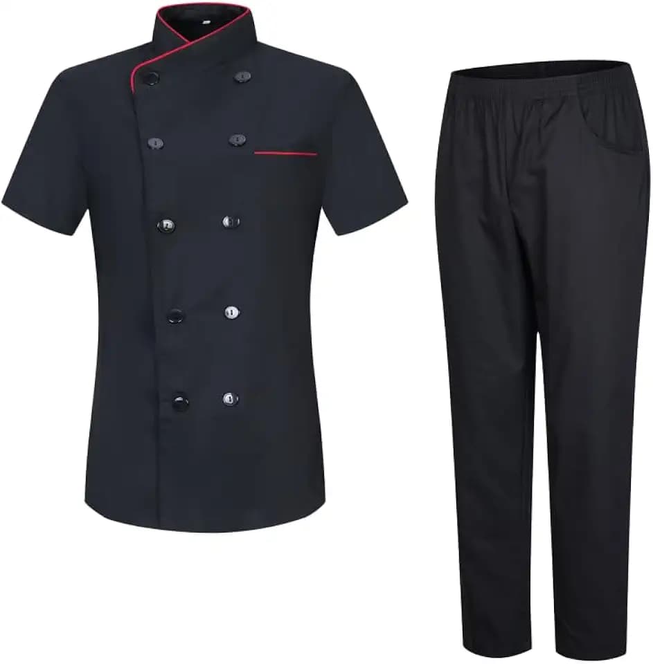 MISEMIYA - Kochjacke und -HOSE für Damen - Kochjacke für Damen - Gastronomieuniform - 8441-8312