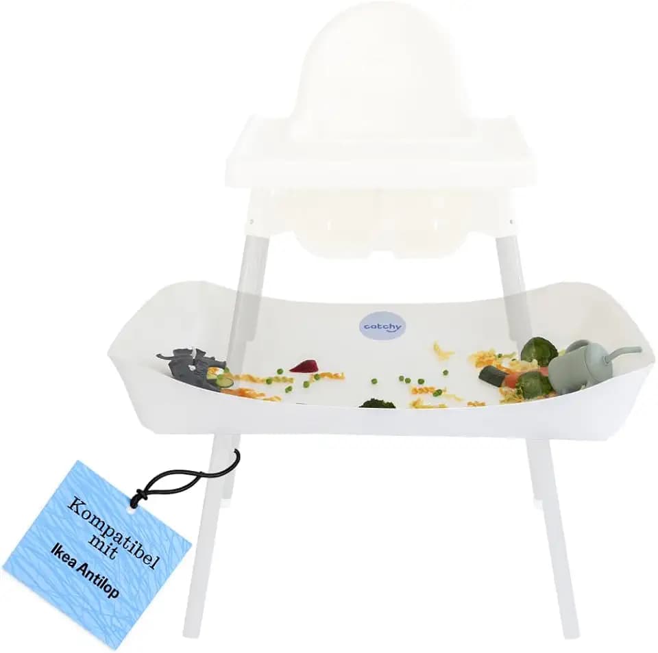 CATCHY - Hochstuhl Auffangschale - Zubehör für den IKEA Antilop Hochstuhl | Hochstuhl Auffangschale für Krümel und Kleckereien - Hochstuhl Separat Erhältlich - Zubehör für Hochstuhl