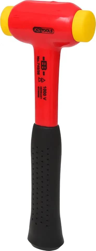 KS Tools 117.1127 Isolierter Schonhammer, Kopf Ø 35mm