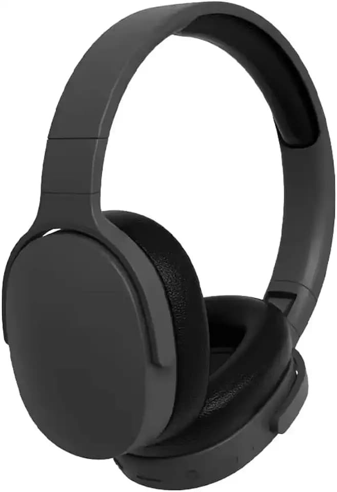 Wireless Bluetooth Headphones Over Ear ,HiFi Foldable Intelligent Noise Reduction Adjustable Wireless Headset with Microphone,Stereo Headphone with Deep Bass for Sports Travel Cellphone Tablet (Black)