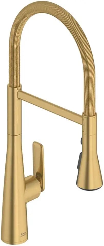 American Standard Aspirations Semi-Pro Kitchen Faucet 1.8 GPM, Brushed Gold