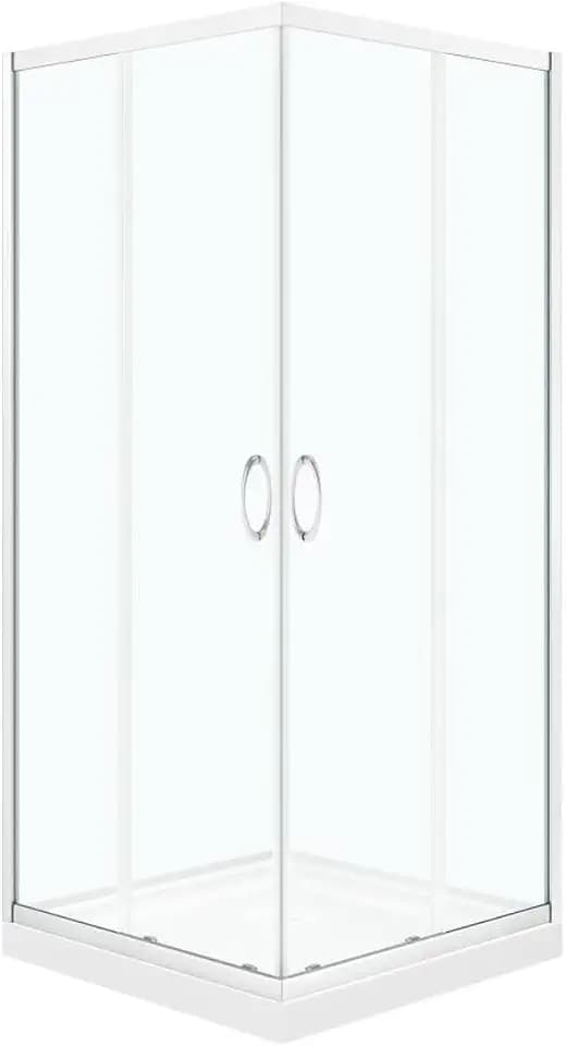 OVE Decors Breeze Square 36"x36" Framed Corner Shower Kit, Chrome