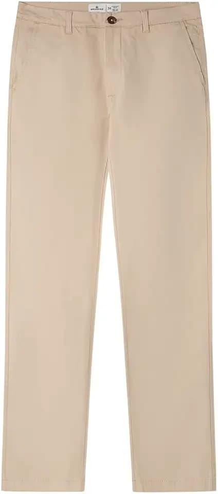 Springfield Herren Chino Dobby Comfort Slim-Hose