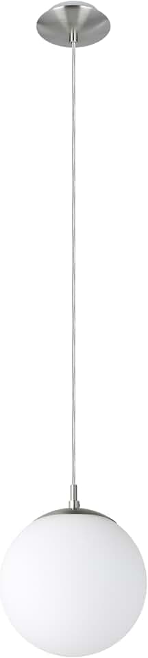 EGLO Hängelampe Rondo, 1-flammige Pendelleuchte, Kugellampe innen, Ø 20 cm