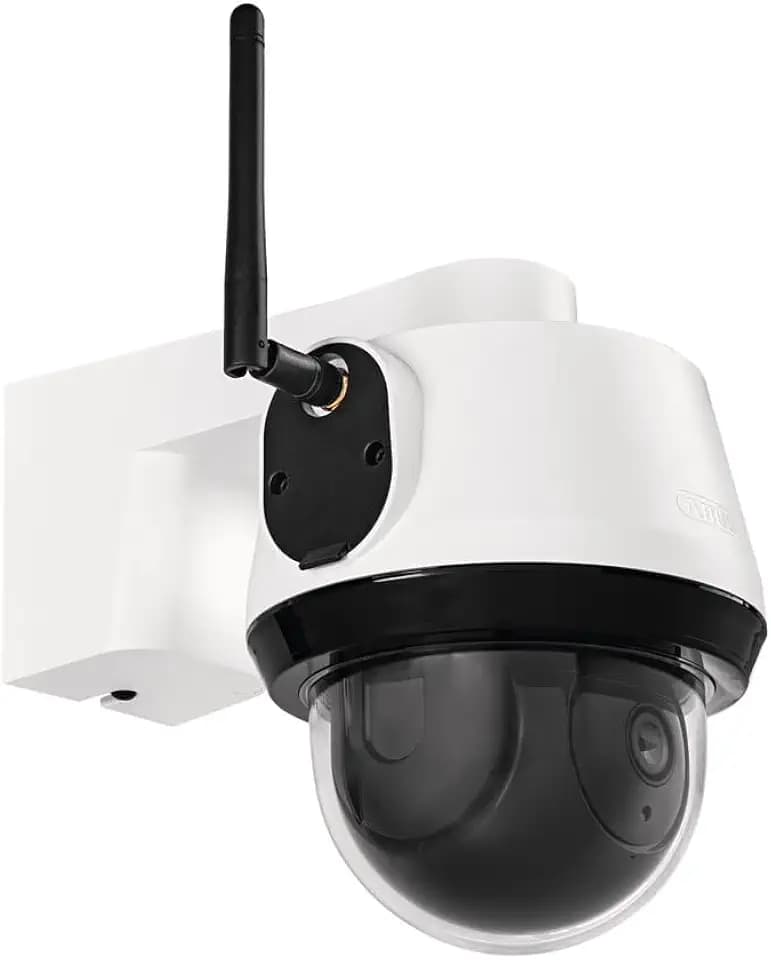 ABUS SmartLook Schwenken & Neigen Überwachungskamera mit Bewegungserkennung, Objekterkennung, 4K-Aufzeichnung, Push-Benachrichtigung, Nachtsicht, 2-Wege-Audio, Speicherkarte, Masking & App