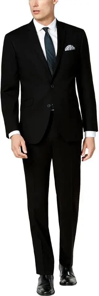 Kenneth Cole New York Men's Performance Fabric Slim Fit Suit