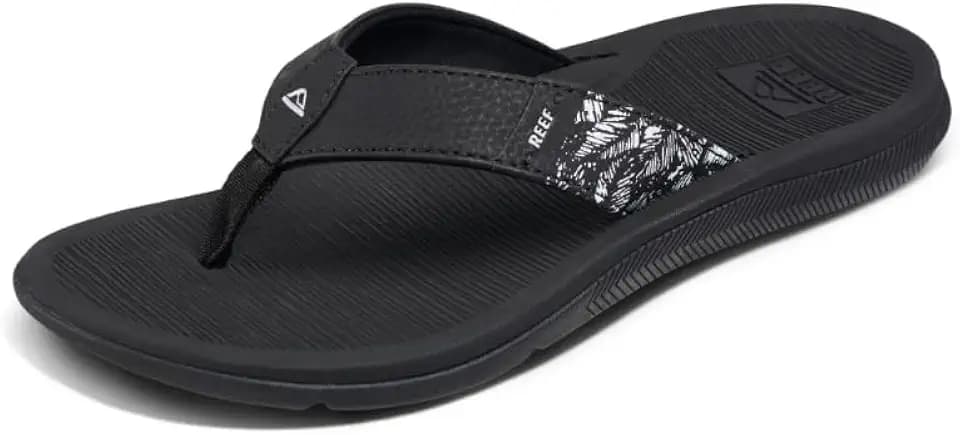 REEF Santa Ana Womens Flip Flop, Arch Support, Water Friendly, Non Marking Outsole