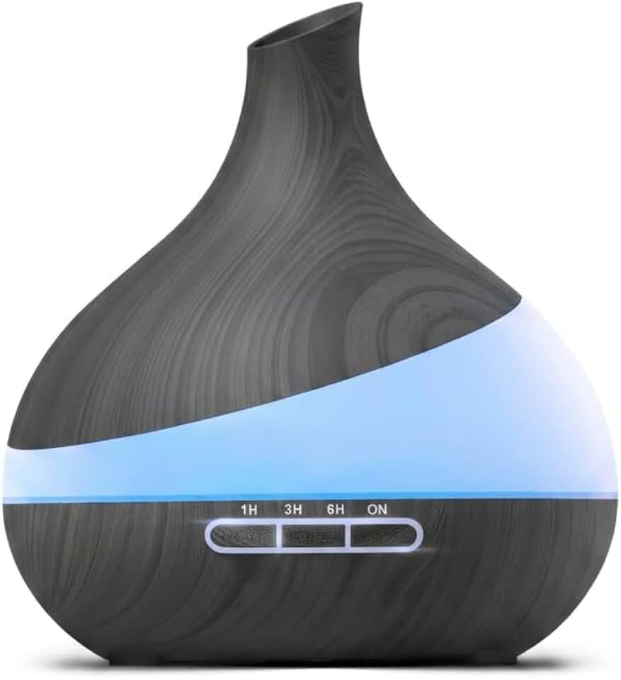 Essential Oil Diffuser with Remote Control & Dual Mist Settings – Quiet Humidifier, Auto Shut‑Off for Large Rooms