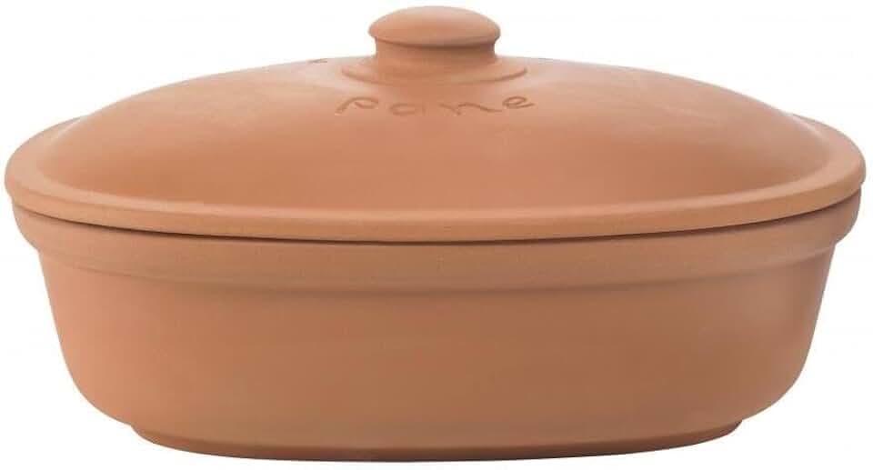 Römertopf Brot-Frische-Topf oval terracotta, medium