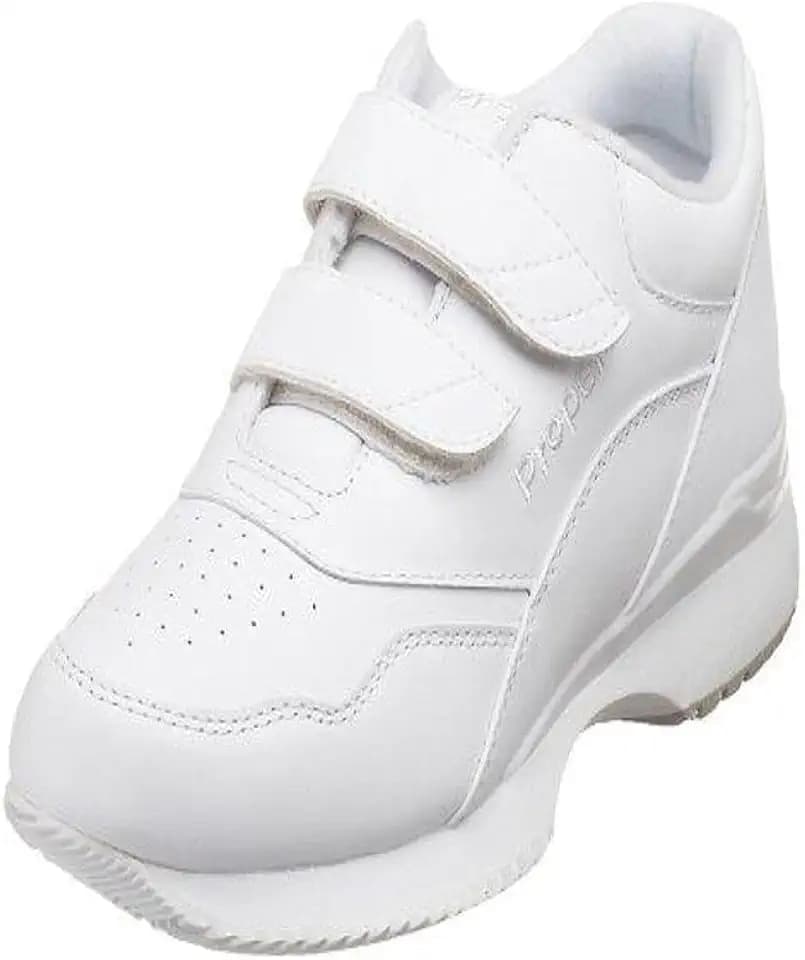 Propet Womens Tour Walker Strap Walking Walking Sneakers Shoes - Black