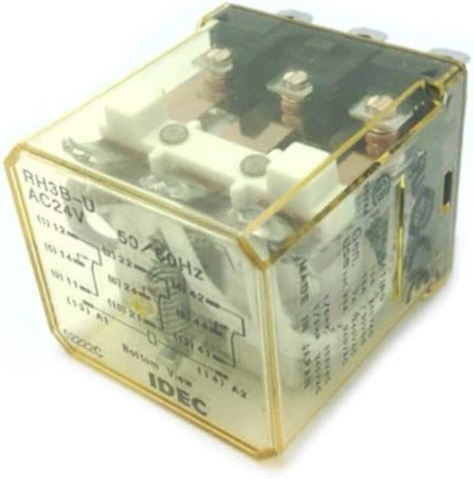 IDEC Relays RH3B-ULAC24V 24V 3PDT Blade Relay W/Indctr