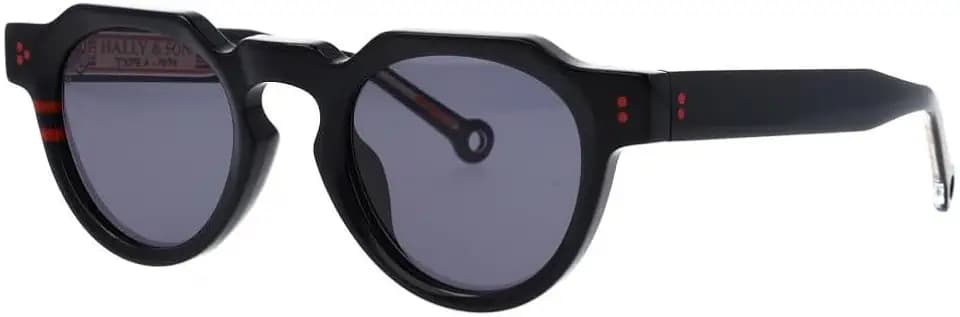 Hally & Son Unisex MH502S Sunglasses, Schwarz, 48/24/145