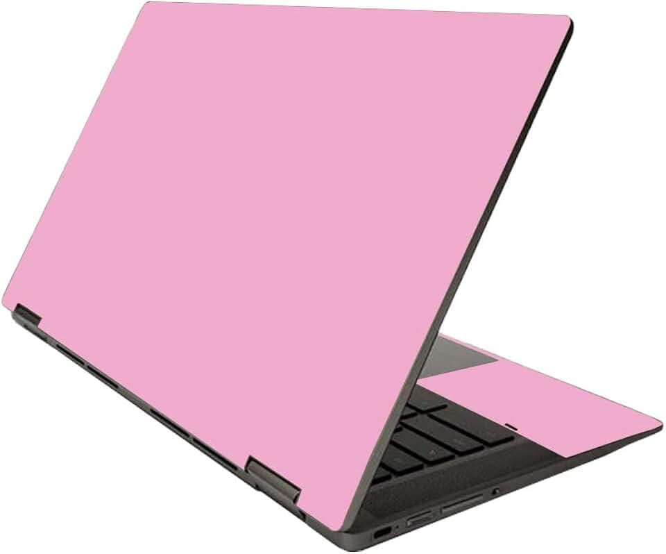 MightySkins Skin for HP Chromebook x360 14" (2020) - Solid Pink | Protective, Durable, and Unique Vinyl Decal wrap Cover | Easy to Apply, Remove, and Change Styles | Made in The USA