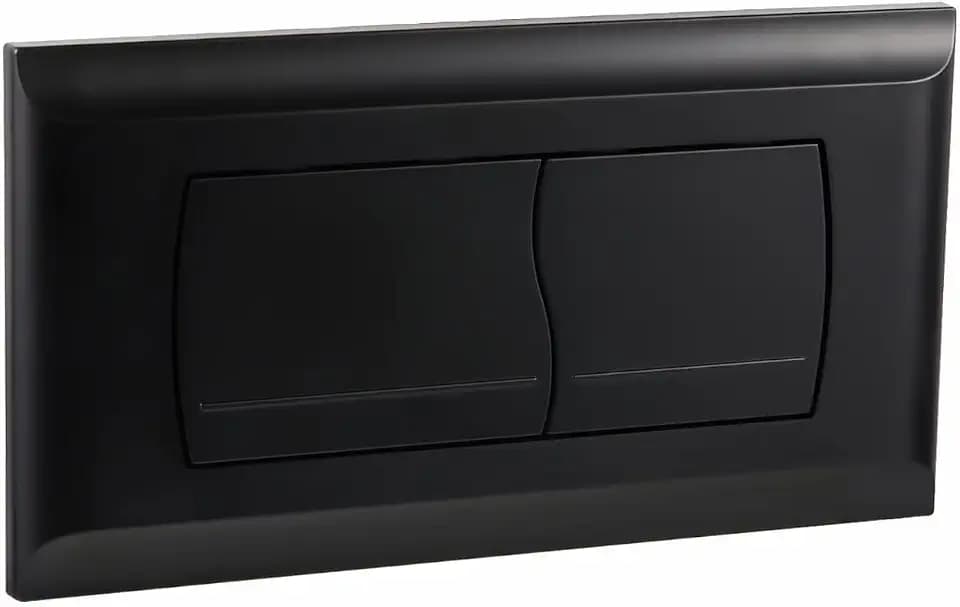Empyreal WC Drückerplatte für Geberit Twinline 30 und UP130 (Matt Schwarz)