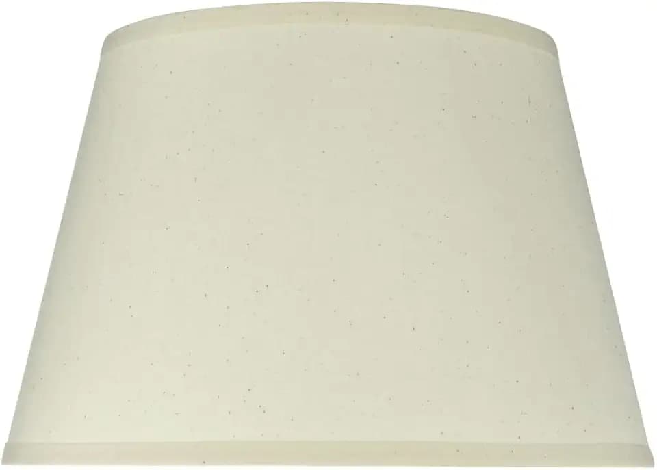 Aspen Creative 58802A, Empire Uno Lamp Shade, Off White, 10" Top x 14" Bottom x 9.5" Slant Height, Slip UNO 33mm