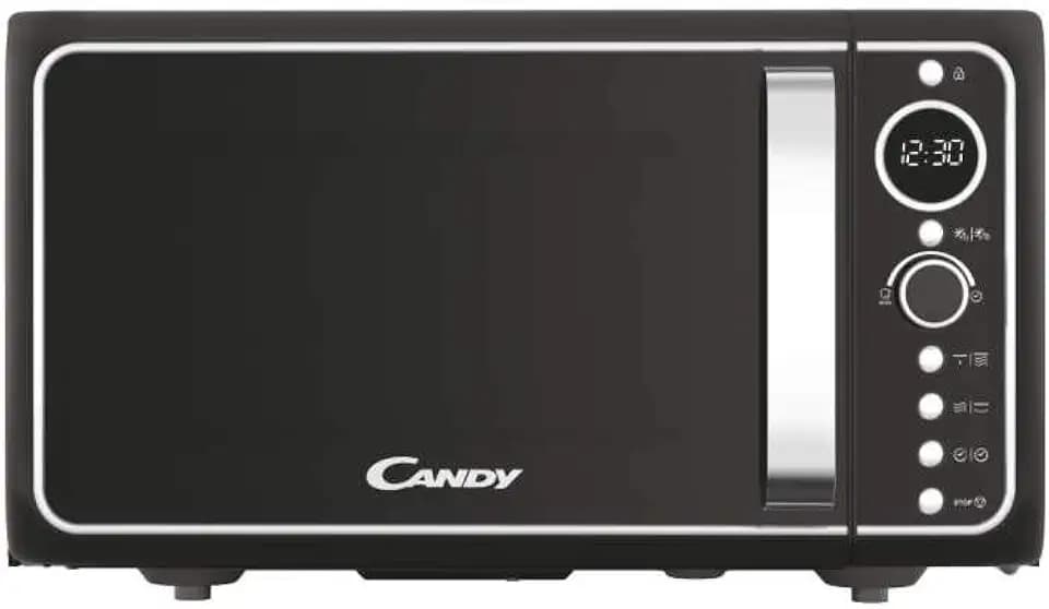 Candy DIVO G25CMB Mikrowelle / Breite 48cm / Volumen 25l / Timer / Drehteller, Grillrost, Crisp Platte / Kindersicherung / 6 Leistungsstufen