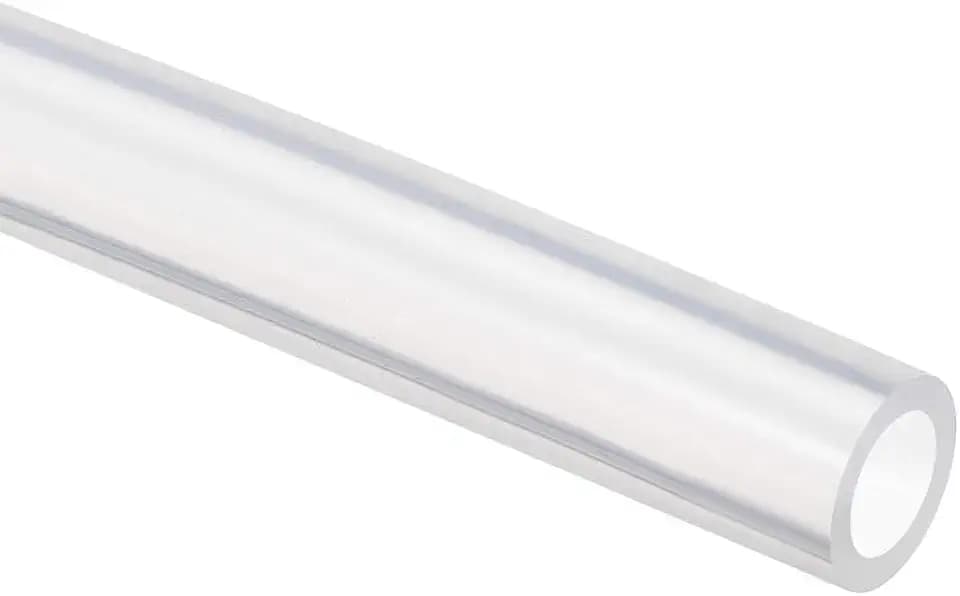 sourcing map Silikonschlauch, 8 mm Innendurchmesser x 12 mm Außendurchmesser, 1 m, Silikongummi, Luftschlauch für Pumpenübertragung, transparent