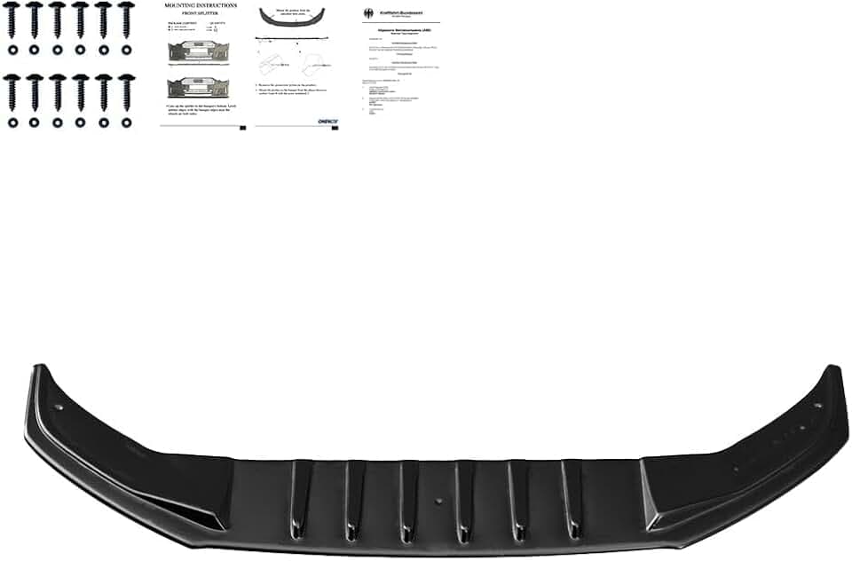 Frontspoiler kompatibel mit VW Volkswagen Arteon R–line 2017+ mit ABE TÜV