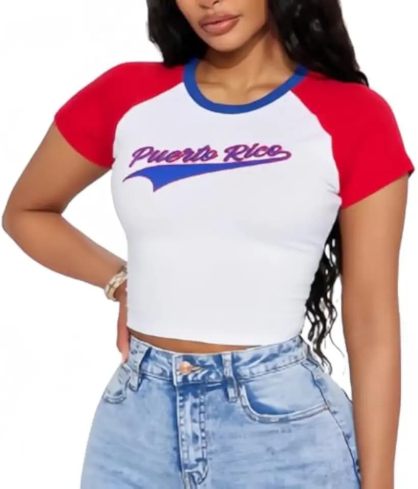 Brazil Jersey Colombia Shirt Women Mexico Crop Top Graphic Baby Tee